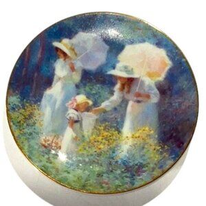 Vintage Decorative Plates Lot of 3 by Richard Judson Zolan 4" Diameter Rare